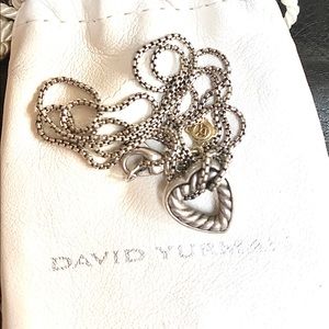 ❤️‍🩹DAVID YURMAN Cable Heart Necklace